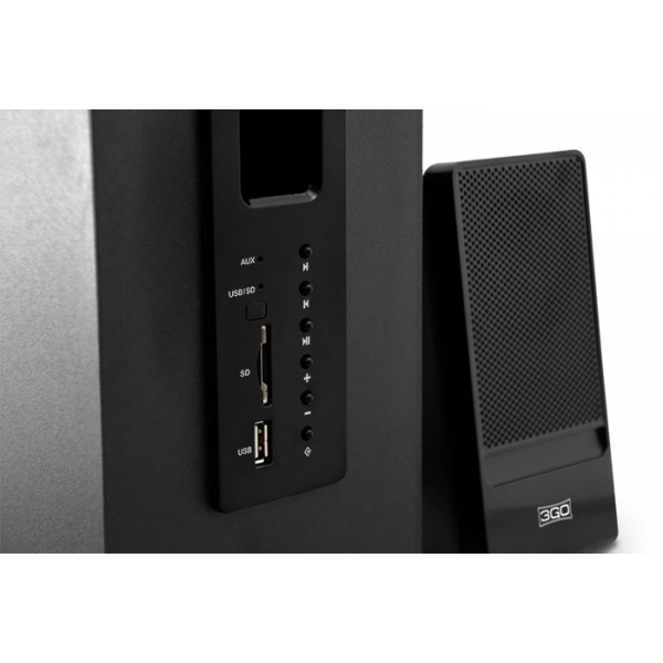 Enceintes 3GO Y650 2.1 – Puissance 20W, Télécommande Incluse - vue 2