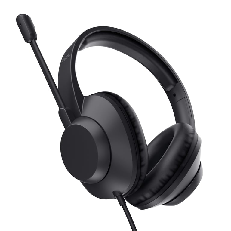Casque Trust Ayda Max 25460 – Avec Fil, Bureau/Centre d'appels, Micro Flexible - vue 2
