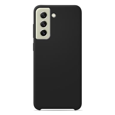 Coque silicone unie Soft Touch Noir compatible Samsung Galaxy S21 FE