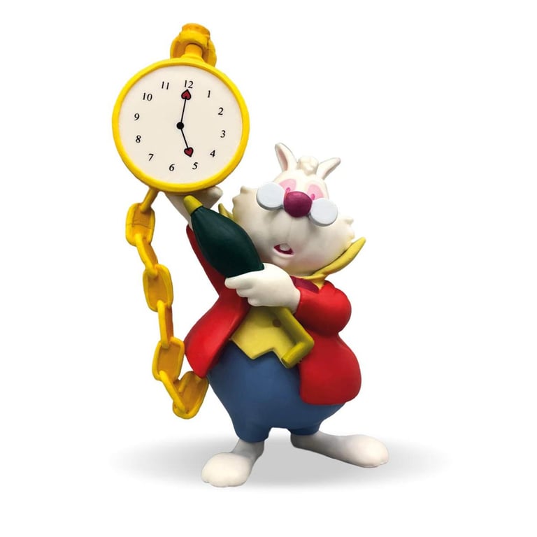 Figurine Lapin Blanc d'Alice au Pays des Merveilles - Collection Bullyland - Neuf