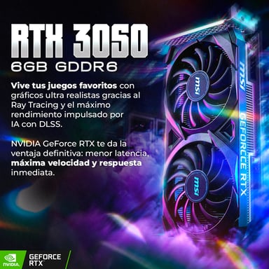 PC Gaming PC Racing Cosmo AMD Ryzen 3 4100 / 16Go / 512Go SSD / RTX 3050 / Windows 11