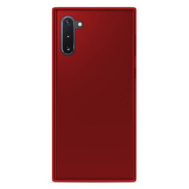 Coque silicone unie compatible Givré Rouge Samsung Galaxy Note 10