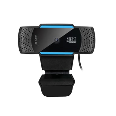 Adesso CyberTrack H5 cámara web 2,1 MP 1920 x 1080 Pixeles USB 2.0 Negro, Azul