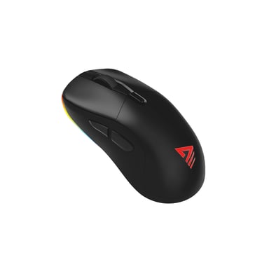 Savio RIFT BLACK gaming mouse RGB Dual Mode ratón Juego Ambidextro Bluetooth + USB Type-A Óptico 300 DPI