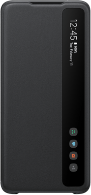 Custodia per Galaxy S20 Ultra Folio Antimicrobial Clear View Cover Modello