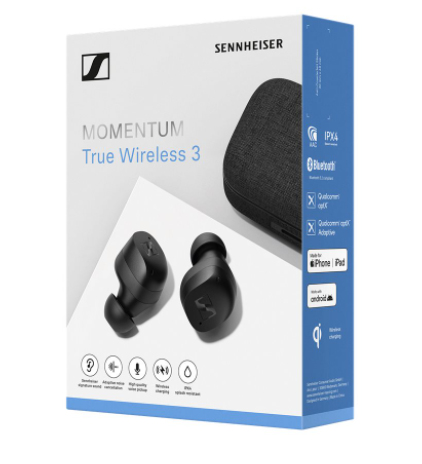 Sennheiser MTW3 Écouteurs True Wireless Stereo (TWS) Ecouteurs Bluetooth Noir - Neuf