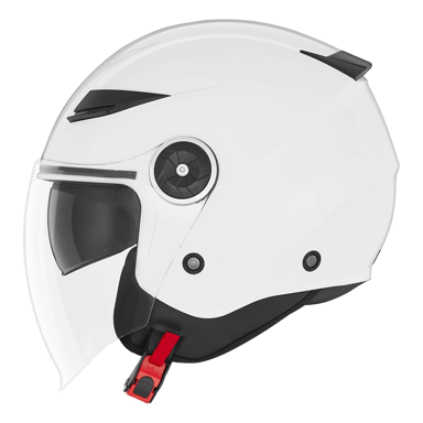 Casque Jet Nox N181 Blanc, taille M