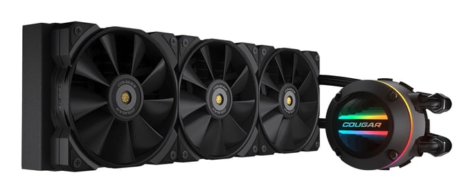 Cougar CGR-POSEIDONGT360 Processeur Kit de refroidissement du liquide 12 cm Noir 1 pièce(s) - vue 1