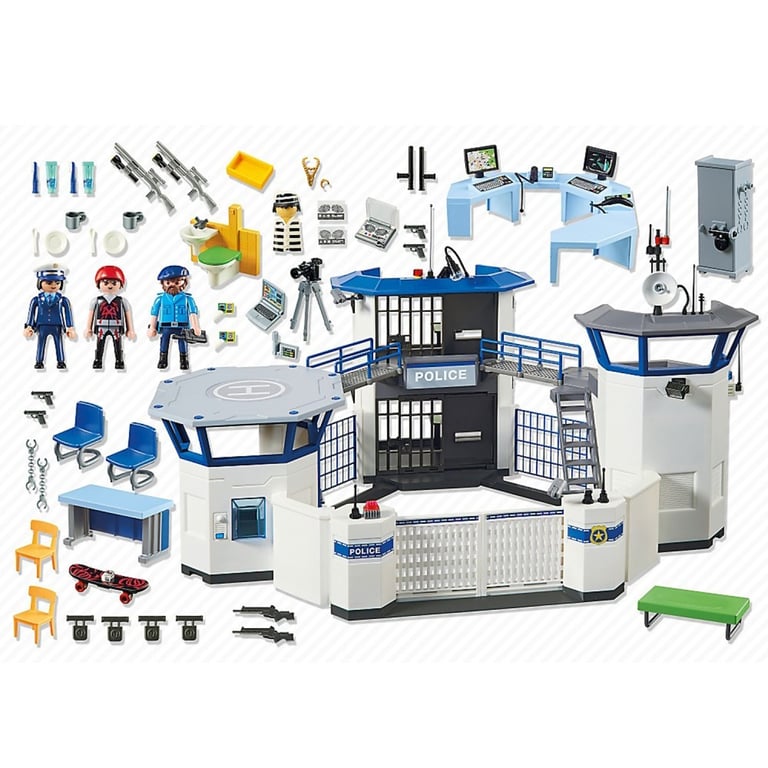 Playmobil City Action Police Headquarters with Prison - Neuf