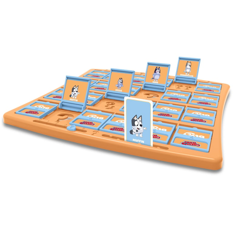 Jeu familial WINNING MOVES Guess Who? Edition Bluey 24 personnages Dès 6 ans Orange/Beige - Neuf