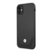 Funda BMW para iPhone 11 6.1'' Piel negra perforada