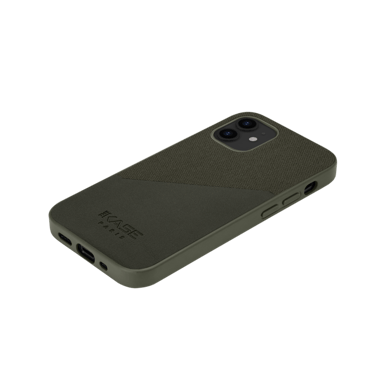 Custodia Origami Duo per Apple iPhone 12 mini, verde mimetico