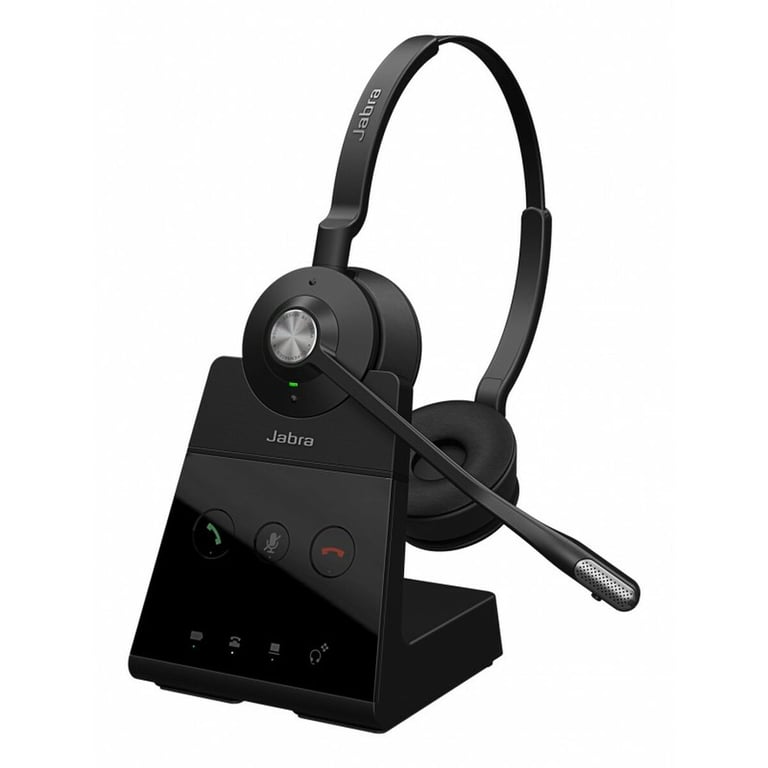 Jabra Engage 65 SE Casque stéréo sans Fil Appels Professionnels DECT Sécurité Batterie 13 Heures Confort avec Base câble USB C compatibilité avec Les Applications de réunion - vue 3