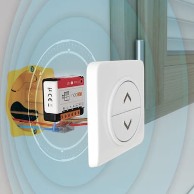 Module pour Volet Roulant Interopérable Zigbee Multicolore