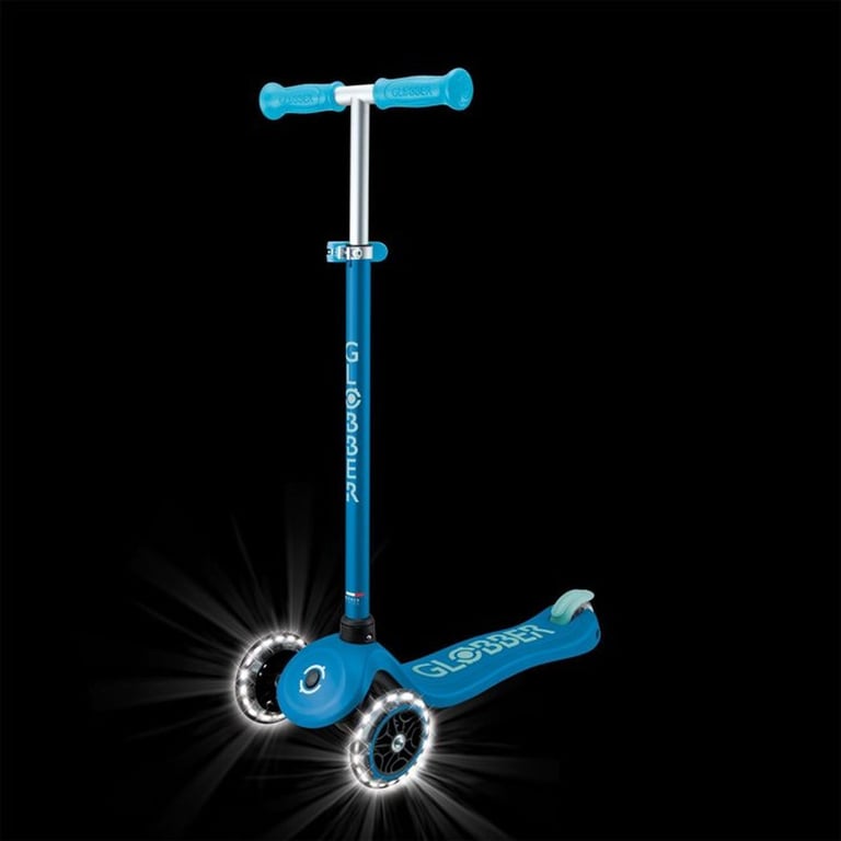 Trottinette 3 roues GLOBBER PRIMO PLUS GLOW LIGHTS Pétrol