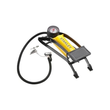 Pompe à pied Stanley STHT80894-1 pour autos, vélos et ballons Noir