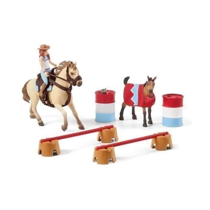 Entrainement au ranch, Coffret schleich univers équestre, coffret figurines pour enfants de 5 ans et plus, schleich 72157 HORSE - Neuf
