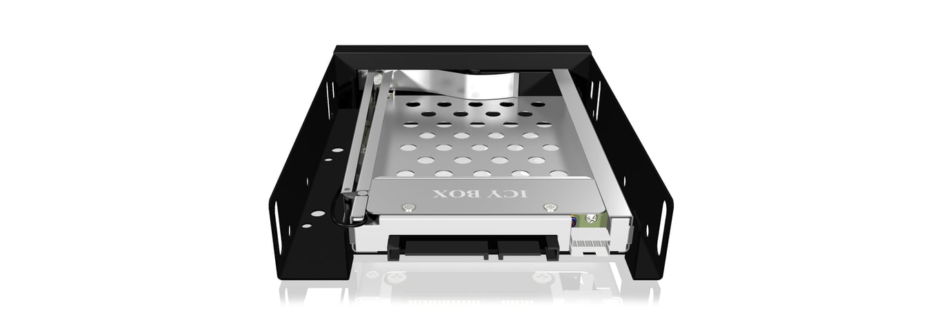 ICY BOX IB 2217StS 8 89 cm 3.5 Plateau de stockage de disques Neuf - vue 2