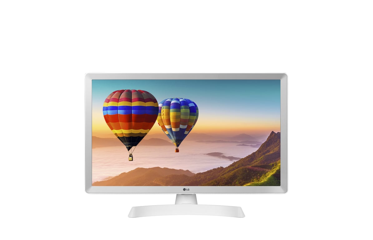LG 24TN510S WZ Téléviseur Moniteur Intelligent 24" écran LED HD 1366 x 768 16:9 DVB T2CS2 WiFi Miracast 2 x HDMI 1.4 1 USB 2.0 Optique LAN RJ45 VESA 75 x 75