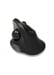 Port Connect Ratón ergonómico con USB-A / USB-C 2,4 Ghz inalámbrico recargable Bluetooth bola direccional Negro