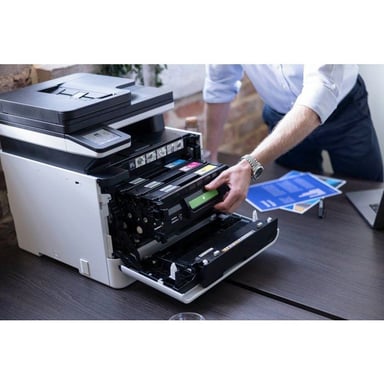 Impresora multifunción láser color Brother DCP-L8630CDW A4 31 ppm WiFi NFC doble cara pantalla táctil 3,5''