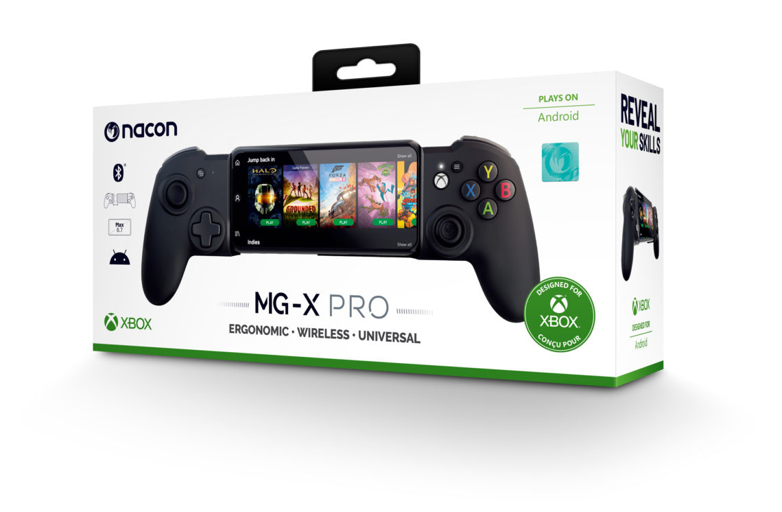 Gamepad NACON HOLDERMG XPRO Bluetooth Vibration - vue 3