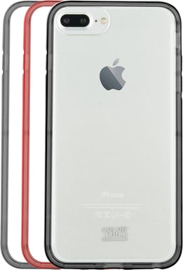 Bigben Connected CBPCOV3IN1IP7PSLV funda para teléfono móvil Gris, Plata, Transparente