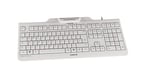 CHERRY KC 1000 SC teclado Universal USB QWERTY Español Gris