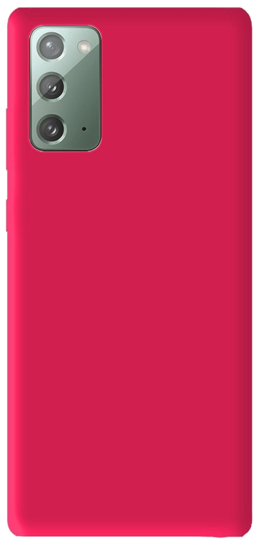 Coque silicone unie compatible Mat Rose Samsung Galaxy Note 20