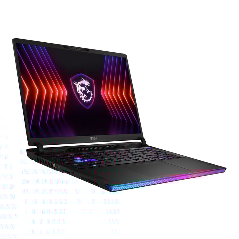 MSI Gaming Raider GE68 HX 14VHG-481FR Intel® Core™ i9 i9-14900HX Ordinateur portable 40,6 cm (16 ) Quad HD+ 32 Go DDR5-SDRAM 2 To SSD NVIDIA GeForce RTX 4080 Wi-Fi 7 (802.11be) Windows 11 Pro Noir - Neuf