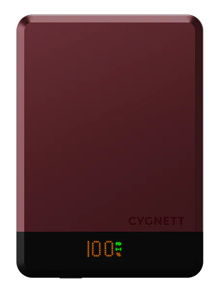 Cygnett MagSlim 10000 mAh Recharge sans fil Couleur cerise Neuf - vue 6