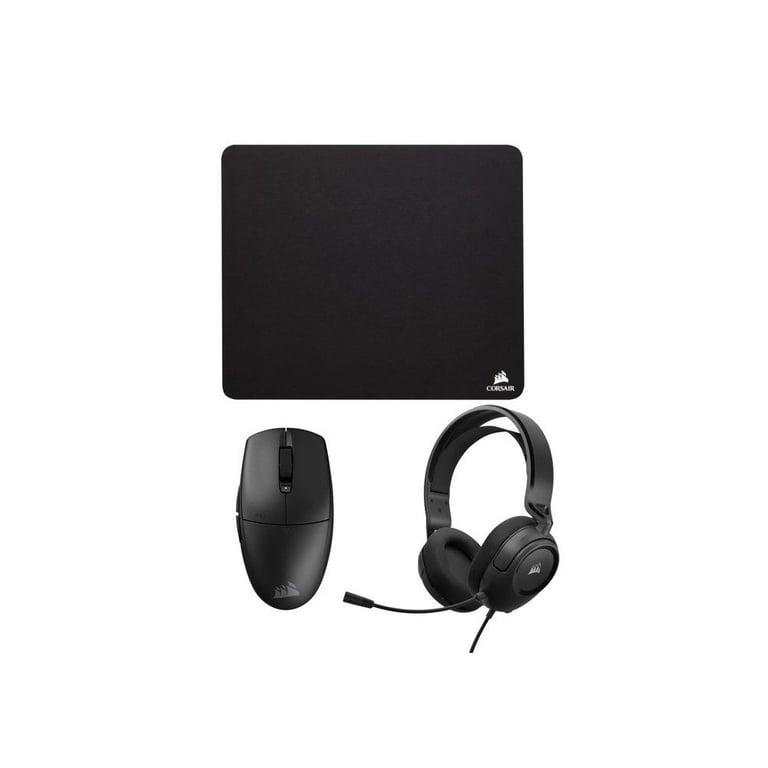 Ensemble tapis de et casque Corsair MM100 + M55 WIRELESS + HS35 V2 Stereo - vue 2
