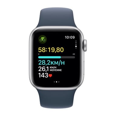 Apple Watch SE OLED 40 mm Digitale 324 x 394 pixel Touchscreen Argento Wifi GPS (satellite), M/L