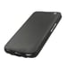 Housse cuir Apple iPhone 12 - Rabat vertical - Noir - Cuir lisse