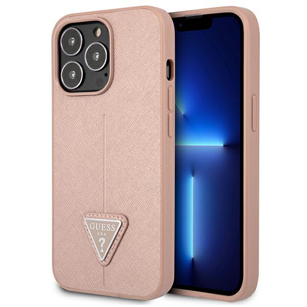 Guess SaffianoTriangle Logo Case Coque pour iPhone 13 Pro 3666339040413 - vue 2