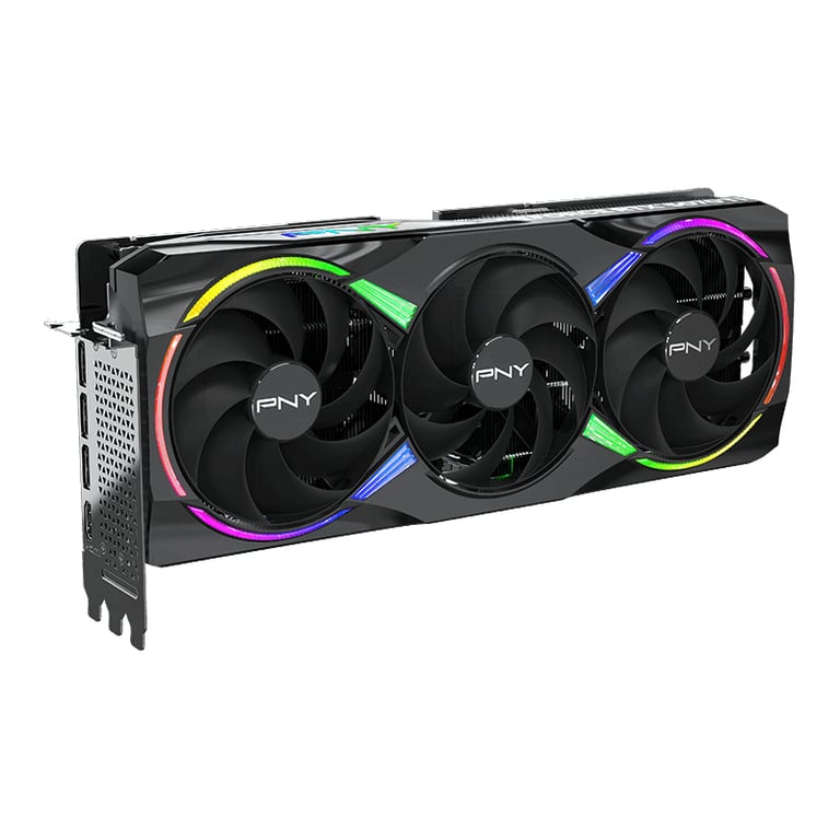 PNY GeForce RTX 5070 Ti Epic X RGB Overclocked Triple Fan Plus GeForce RTX 5070 Ti GDDR7 PCI Express - vue 4