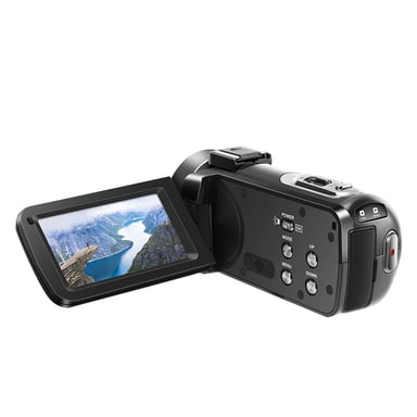 Videocamera 2.7K/36MP/zoom 16x/visione notturna IR