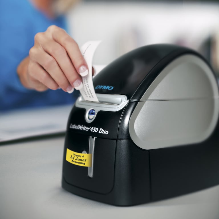 DYMO LabelWriter 450 Duo Imprimante d'étiquettes | papier thermique | 600 x 300 ppp | jusqu'à 71 étiquettesminute Neuf - vue 3