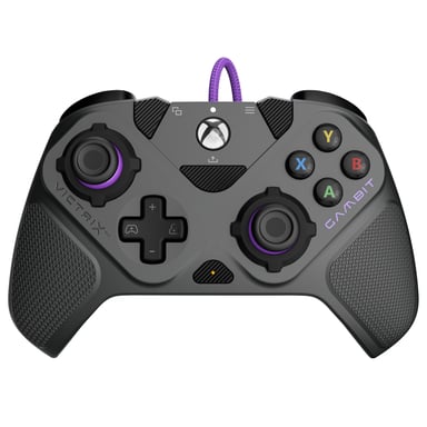 PDP 049-006-GY accessoire de jeux vidéo Noir, Gris, Violet USB Manette de jeu Analogique/Numérique PC, Xbox One, Xbox Series S, Xbox Series X
