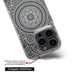 Funda de silicona - Compatible con Apple iPhone 17 - diseño mandala blanc