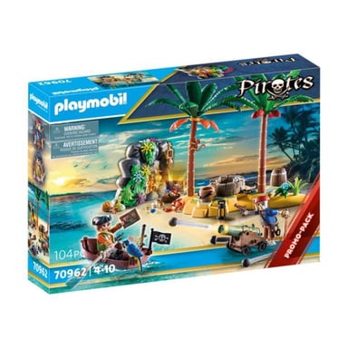 PLAYMOBIL - 70962 - Pirata - Isla pirata - Aventura en la isla del tesoro