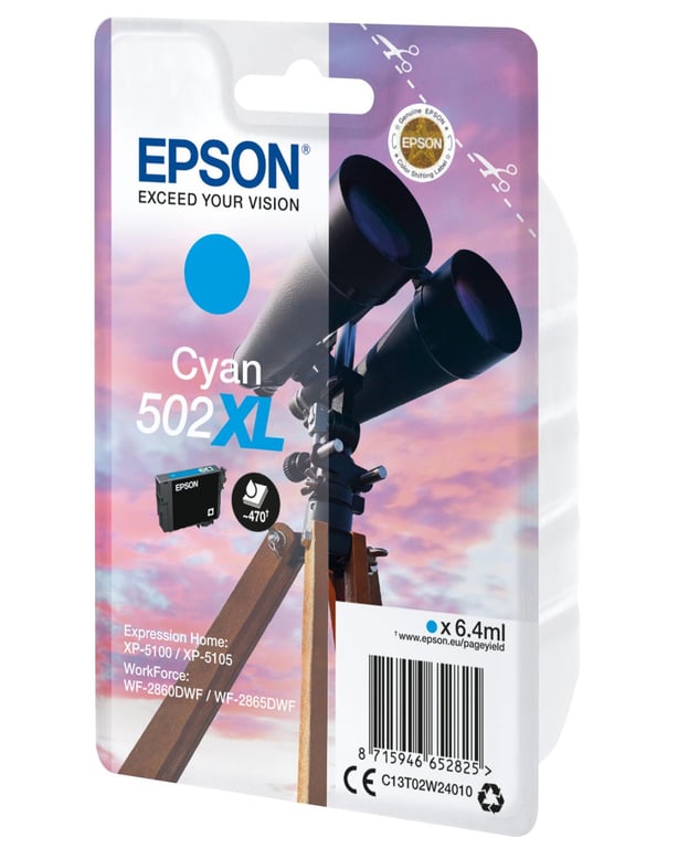 Epson 502Xl C13T02W14010 - vue 4