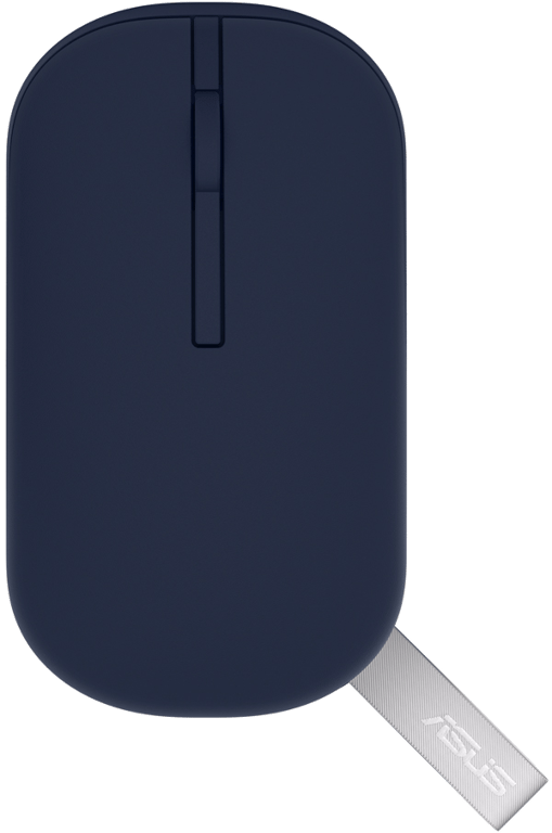 Souris Marshmallow MD100 bleue