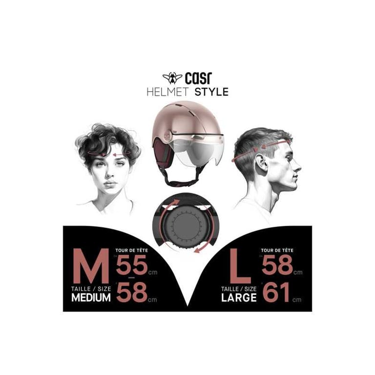 Accessoire trottinette électrique Casr CASQUE DE PROTECTION STYLE CASR ROSE L - Excellent état