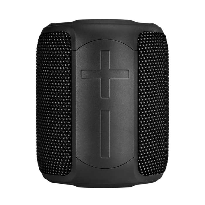 Altavoz portátil Sonik Surge Lite con Bluetooth resistente al agua (IPX7), negro azabache