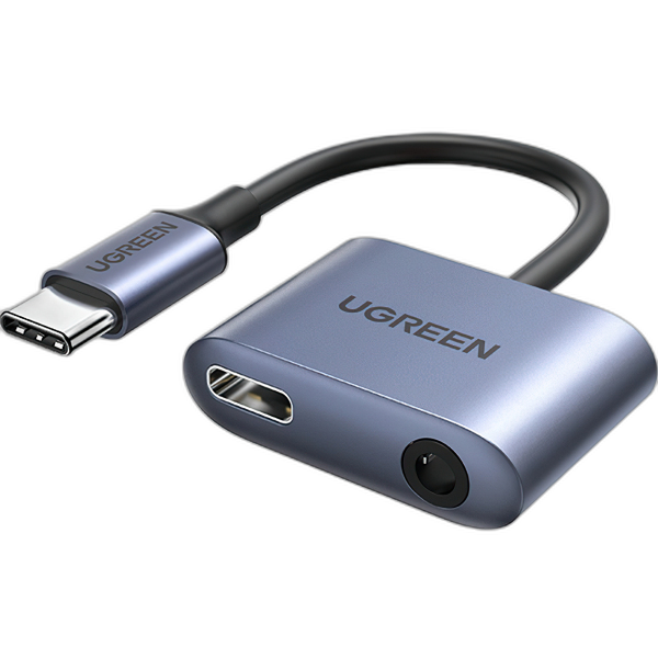 UGREEN 2 en 1 Adaptateur USB C vers Jack 3.5mm Supporte Audio Charge Rapide PD Compatible avec Galaxy S25 S24 S23 S22 Ultra FE A55 A53 Note 20 Pixel 5 4 3 2 iPad Pro 2024 Air 5 4 iPad Mini 6 - vue 2