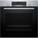 Four pyrolyse Softclose - BOSCH SER6 - HBG579BS3F - Inox - 14 modes de cuisson - 59,5 x 59,4 x 54,8 cm