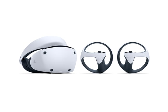 Sony PlayStation VR2 Pantalla con montura para sujetar en la cabeza Negro, Blanco