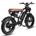 VTT électrique MAXTURN MX10 avec batterie 48 V 13,5 Ah et transmission Shimano 7 vitesses - Noir