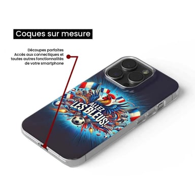 Funda de silicona - Compatible con Samsung Galaxy A73 5G - diseño allez les bleus